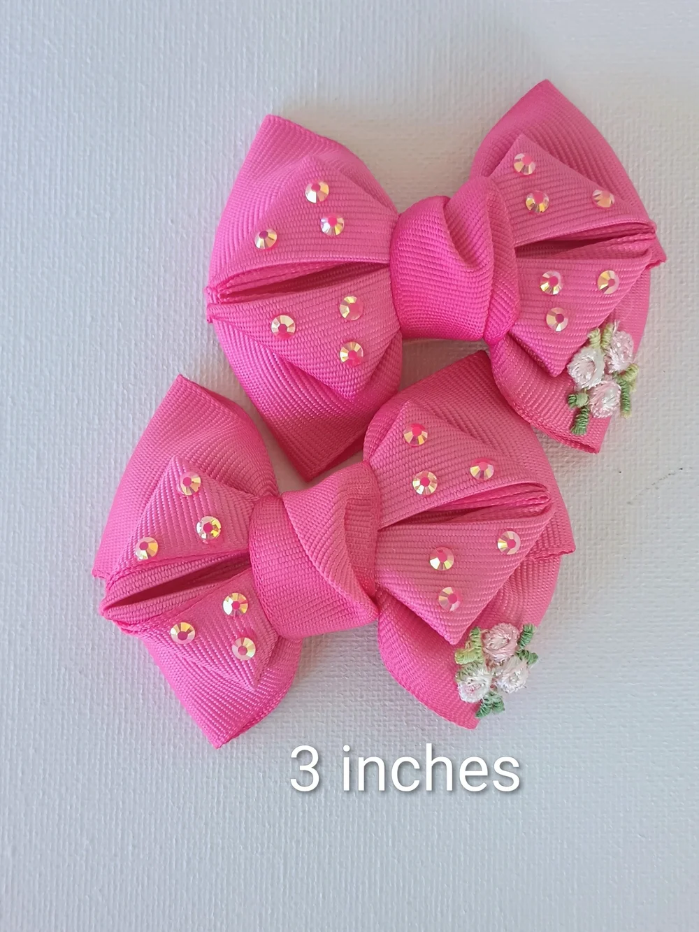Deluxe Pink Hair Bow Gift Box Set - Handmade Girls Hair Accessories (6 Pieces)